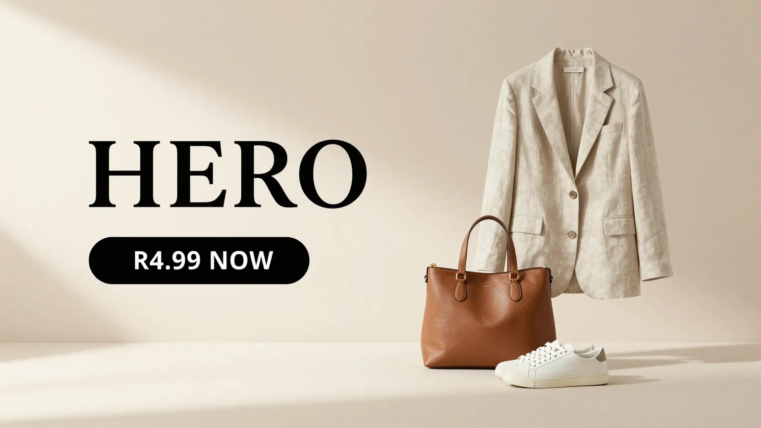 E-commerce hero banner case - Fashion