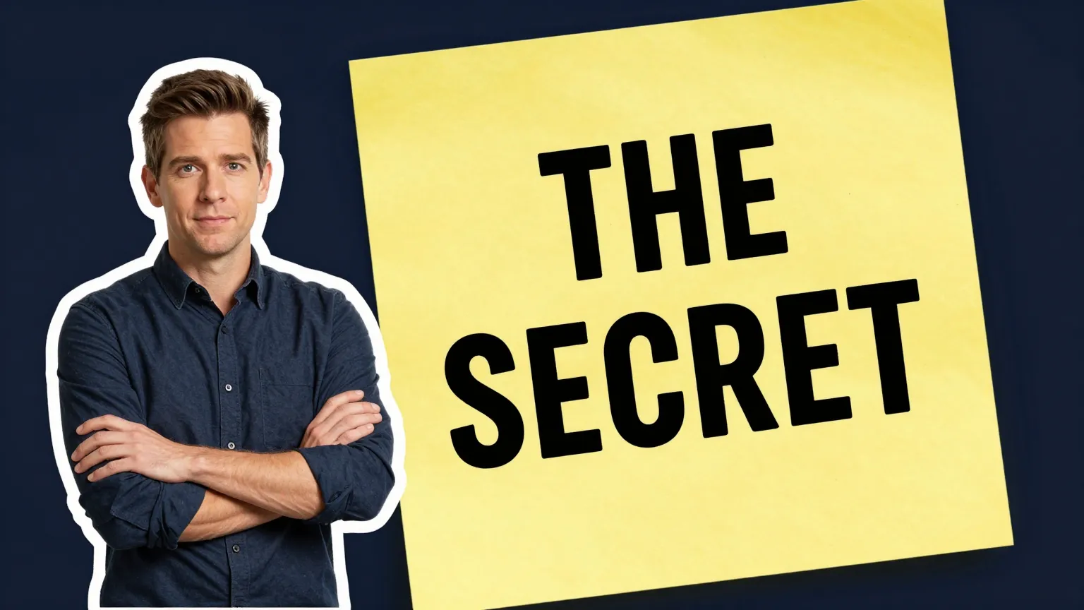 YouTube thumbnail generation case - Presenter style