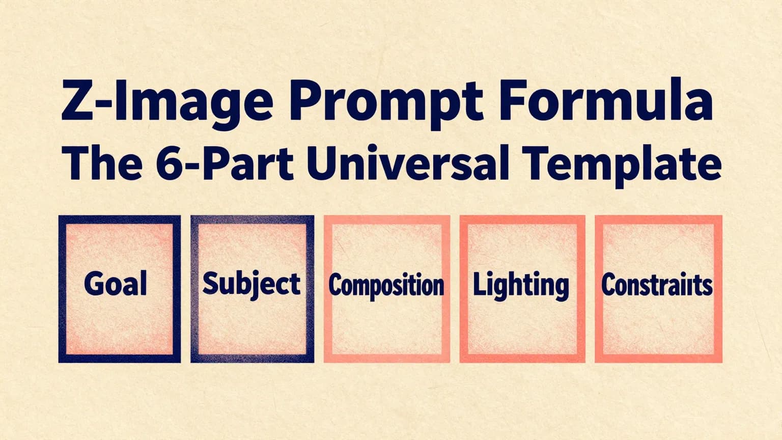 Z-Image Prompt Formula: The 6-Part Universal Template